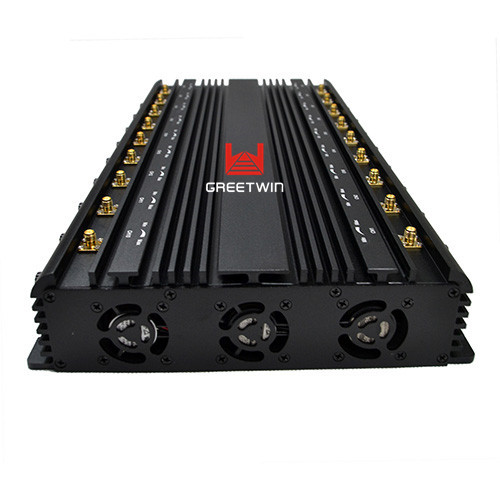 18 Antennas 2G 3G 4G WiFi 2.4G Full Bands 130MHz-6GHz Jammer(GW-JA18)