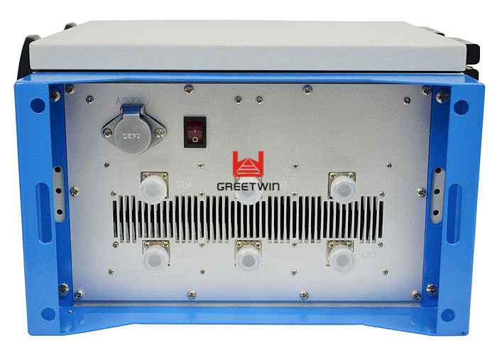 ထောင်မိုဘိုင်းဖုန်း Blocker Jammer LTE 2600 MHz 4G 800 MHz 300W