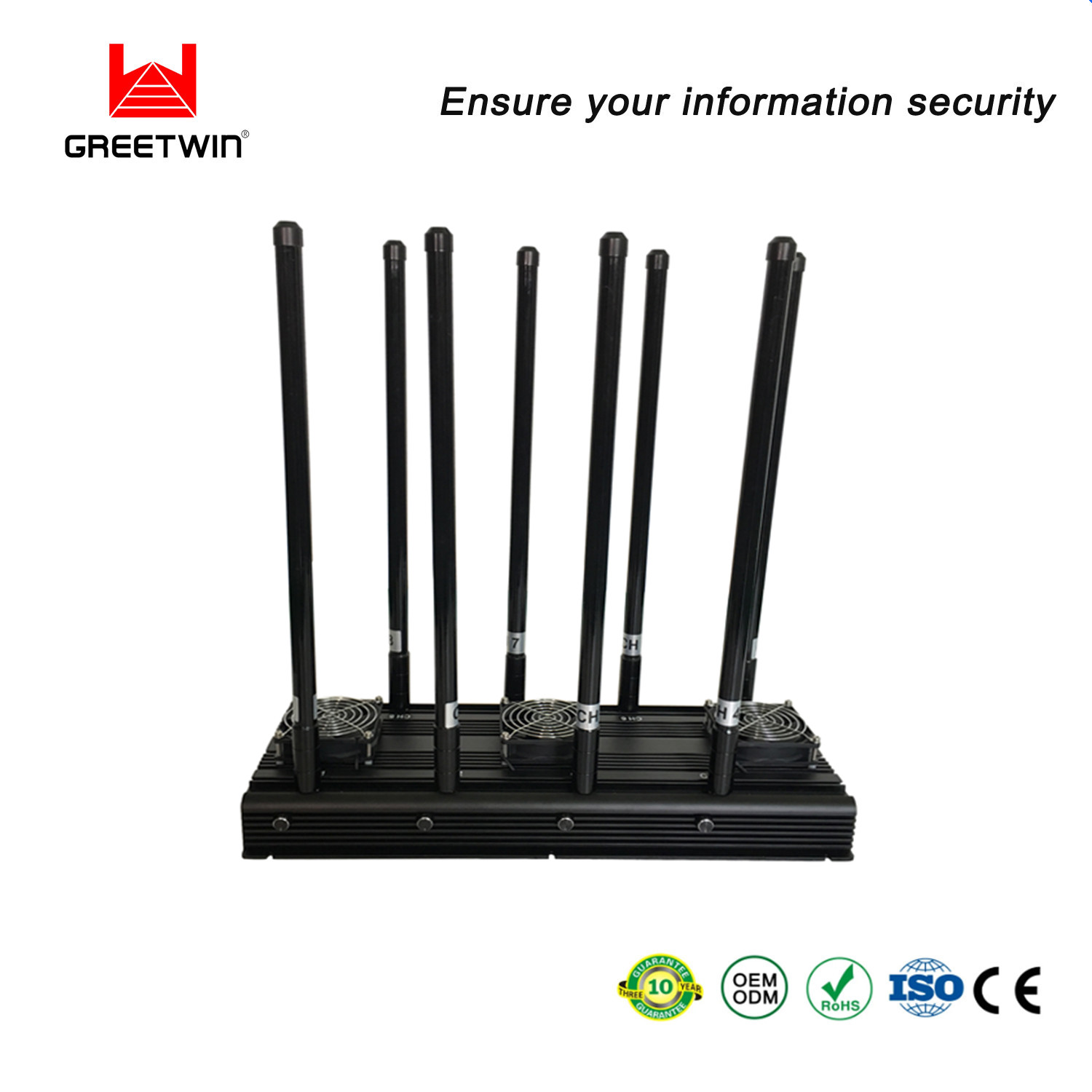 GSM 2g 3G မိုဘိုင်းလ်ဖုန်းကွန်ရက် RC Blocker 10 Antennas ကားများအတွက်