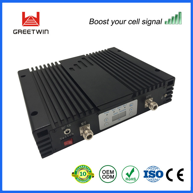 Dual Band ဆဲလ်ဖုန်း Signal Boosters 20dBm 900MHz 2100MHZ Low Heat Dissipation