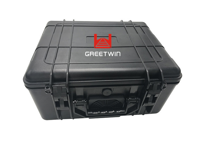 8 Bands Prison Drone Jammer GPS၊ WIFI၊ ဆဲလ်ဖုန်း Signal Jammer Shield 150m 65W