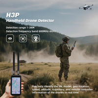 လက်ကိုင် 600MHz-6GHz 1-3km Drone Detector နှင့်တည်နေရာ FPV Siganl Detector