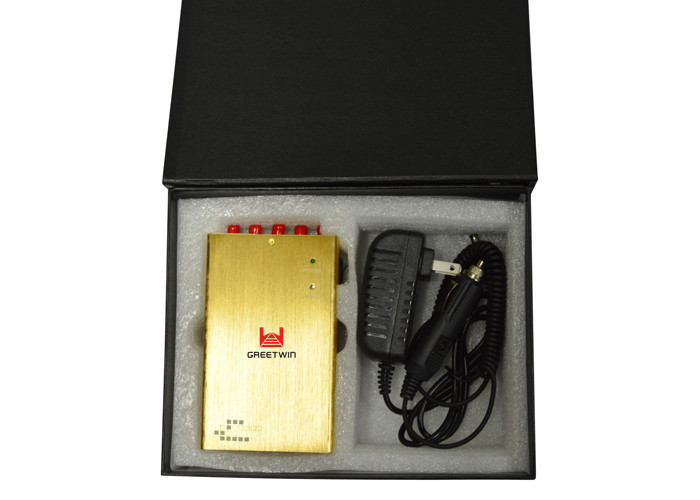 အိတ်ဆောင် Wifi Signal Jammer၊ အင်တင်နာငါးခုပါသည့် ကြိုးမဲ့ကင်မရာ Jamming ကိရိယာ