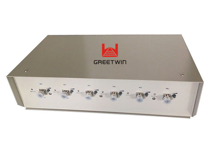 11dBi Log Periodic Antenna ပါရှိသော 120 Watt မြင့်မားသော ပါဝါထောင်ရှိ ဆဲလ်ဖုန်း Jammers