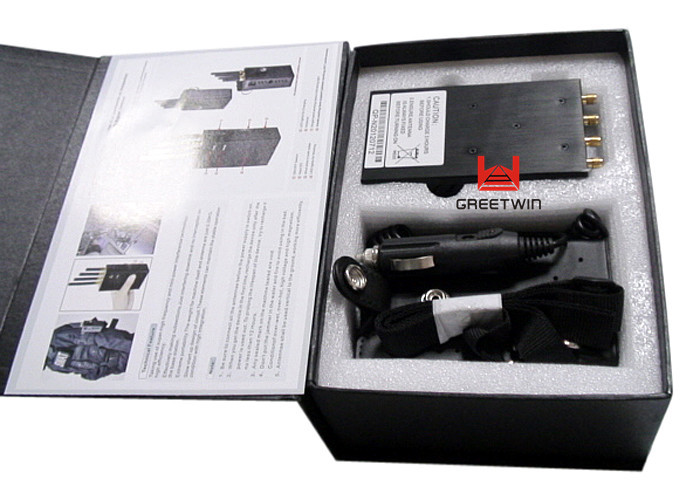 သယ်ဆောင်ရလွယ်ကူသောဆဲလ်ဖုန်းအချက်ပြ jammer 4g 2G 3G LTE / GPS မိုဘိုင်းဖုန်းပိတ်ဆို့ခြင်း jammer ဆန့်ကျင်ခြေရာခံခြင်း