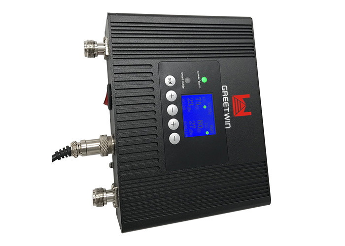 LCD Screen Dual Band Cell Phone Repeater 23dBm 900MHz 1800MHz ALC Control ဖြင့်