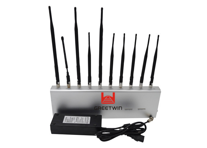 20W GPS WiFi Bluetooth မိုဘိုင်းဖုန်း Signal Jammer HF VHF 3G 4G ဖုန်း Jammer