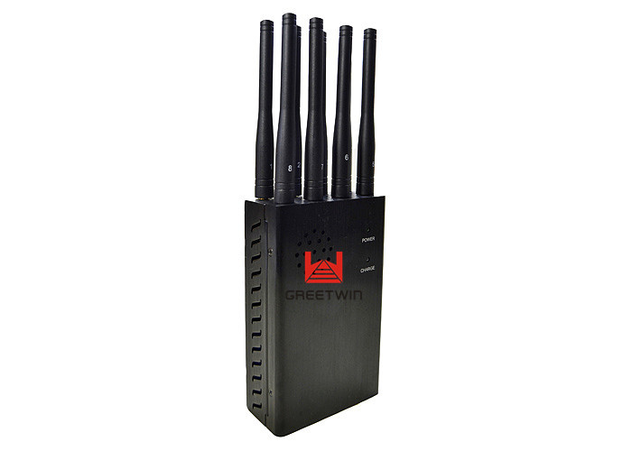 8 Antennas လက်ကိုင်ဖုန်း ဧည့်ခံခြင်း Blocker ရဲတပ်ဖွဲ့အတွက် အဝေးထိန်းစနစ်