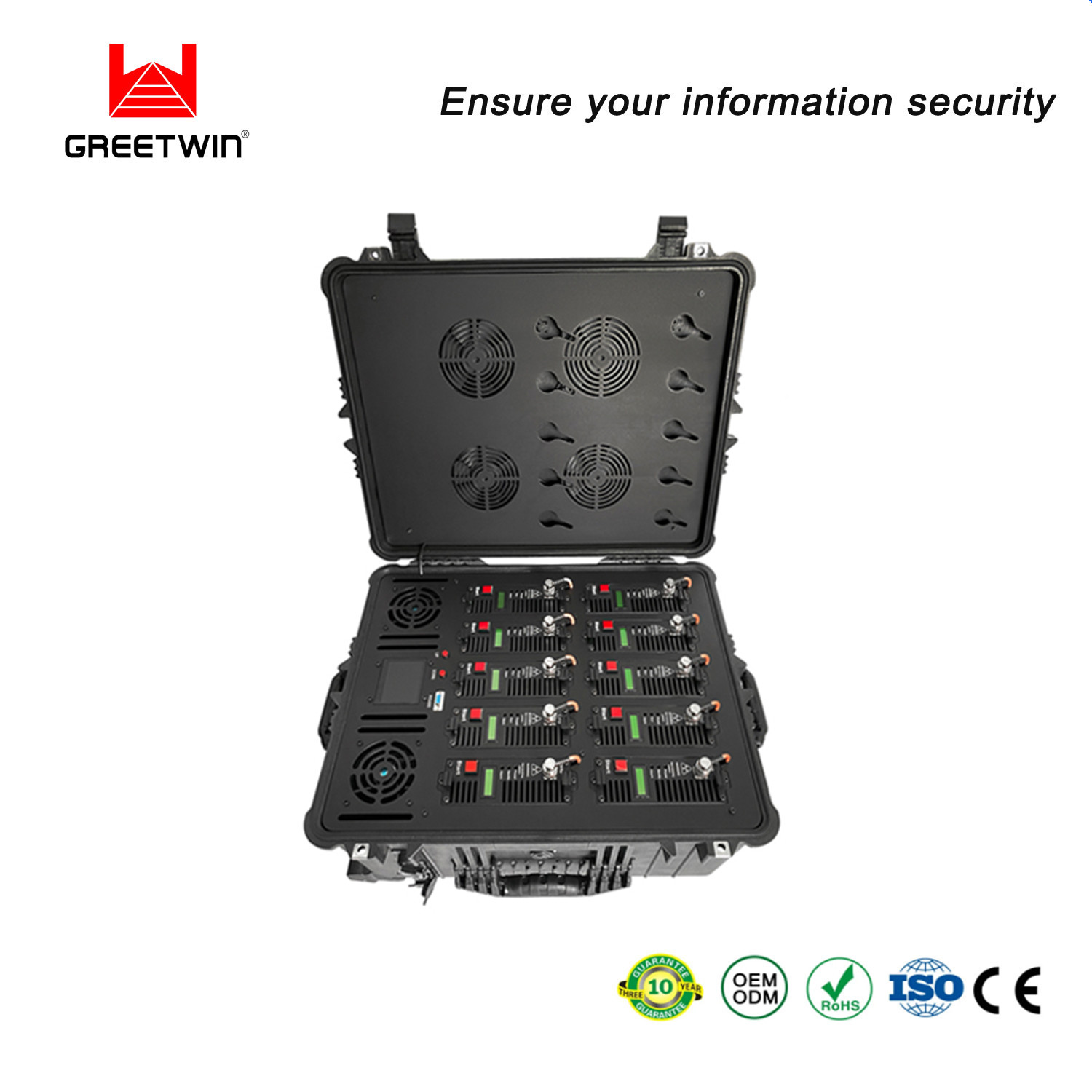 3000MHz VHF UHF ဖုန်း Signal Blocker GPS L1 L2 L5 Lojack GPS RF Jammer
