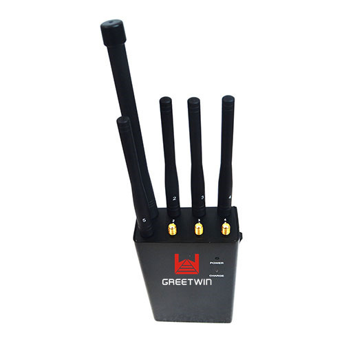 8 Antennas Handheld Cellphone Jammer ၊ GSM 3G 4G LTE Wifi Signal Jammer