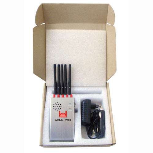အစည်းအဝေးခန်းအတွင်း GSM 3G 4G LTE ကြိုးမဲ့ဗီဒီယို WiFi Jammer ကို ပိတ်ဆို့ရန် 5 Band Portable Jammer စွမ်းအားမြင့်