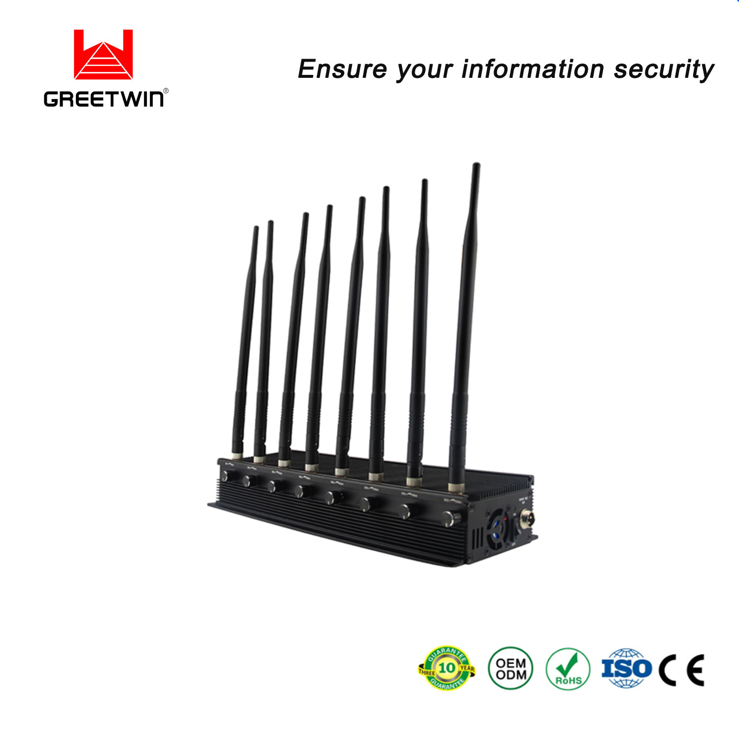 2.5dBi 8 Antennas Desktop Signal Jammer GSM 2g 3G 4G 5g အိတ်ဆောင်