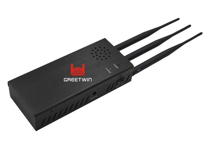 အဝေးထိန်းစနစ် 315MHz 433MHz 868MHz ဆဲလ်ဖုန်း အချက်ပြ Jammer 3pcs အင်တင်နာများ