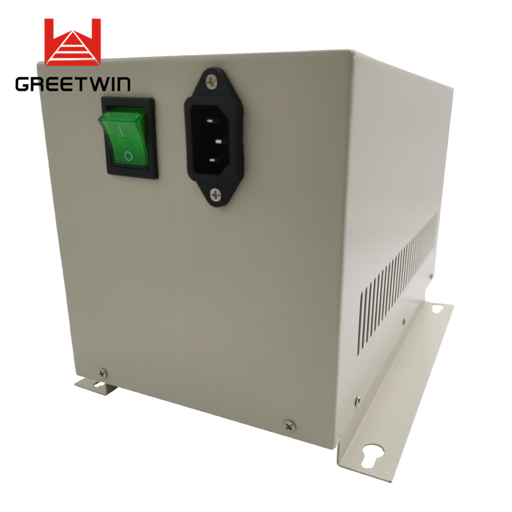 စွမ်းအားမြင့် 50W ဆဲလ်ဖုန်း Signal Jamming Device 2.4G 5.8G VSWR စနစ်ကာကွယ်မှု