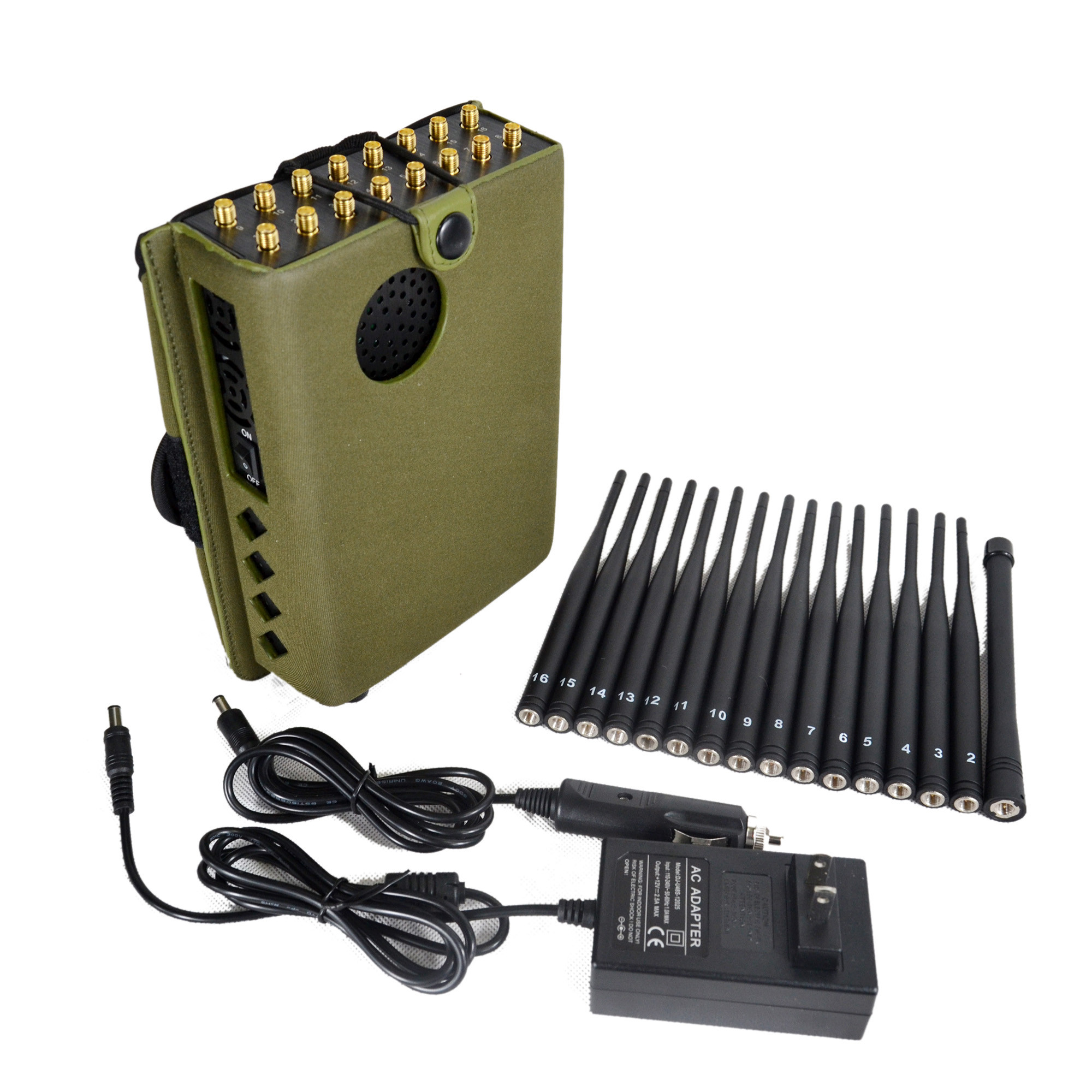2.5dBi မိုဘိုင်းဖုန်း Signal Blocker 40m 16 Band DCS PCS VHF LOJACK DCS PCS