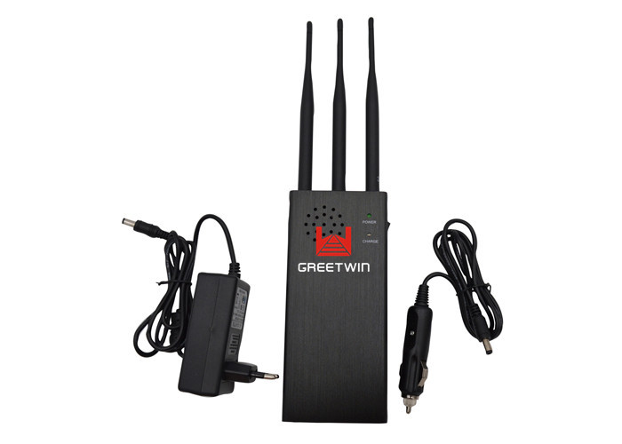 အဝေးထိန်းစနစ် 315MHz 433MHz 868MHz ဆဲလ်ဖုန်း အချက်ပြ Jammer 3pcs အင်တင်နာများ
