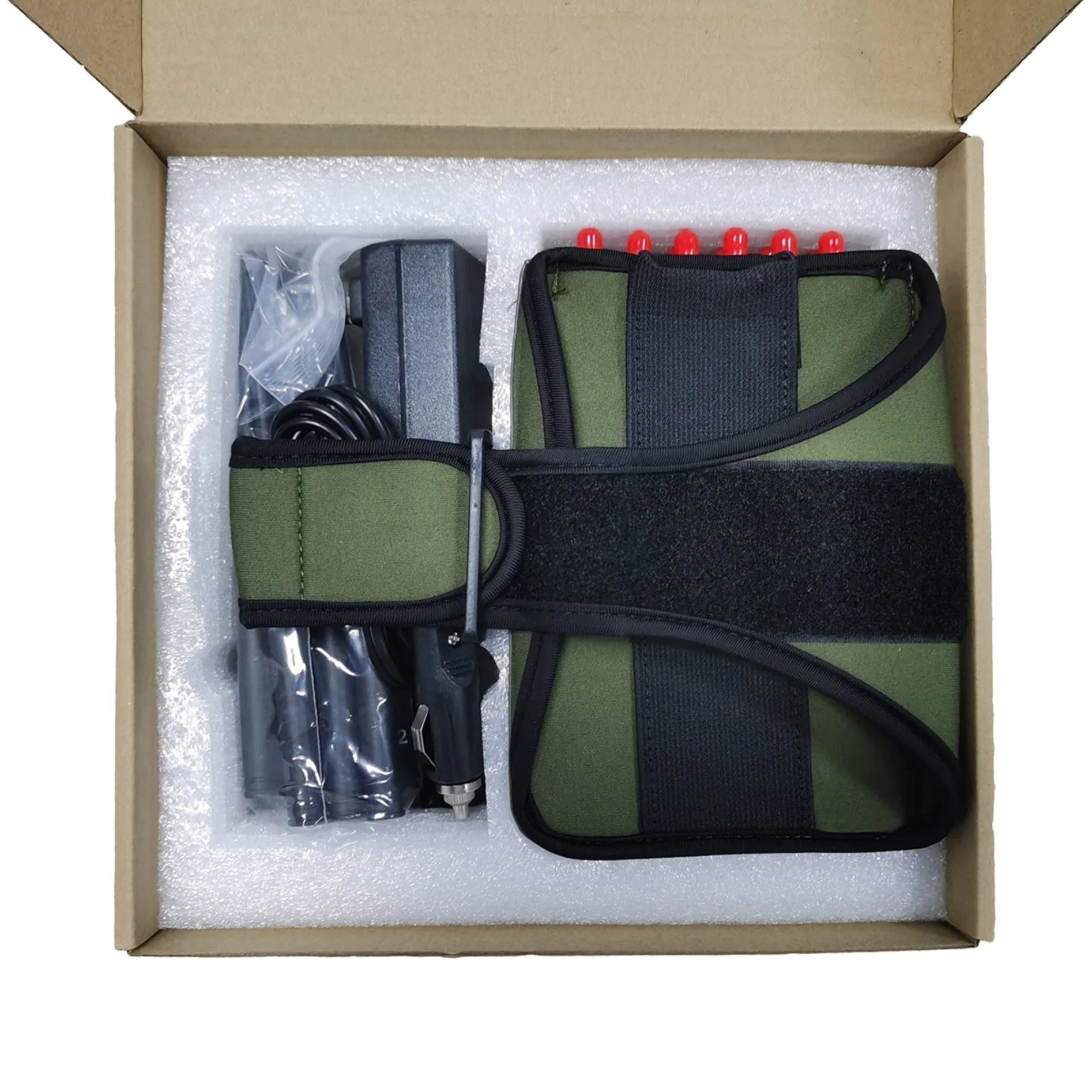 7W 20 မီတာ 2.5dBi အင်တင်နာများ အိတ်ဆောင် RF Jammer 3G 4G
