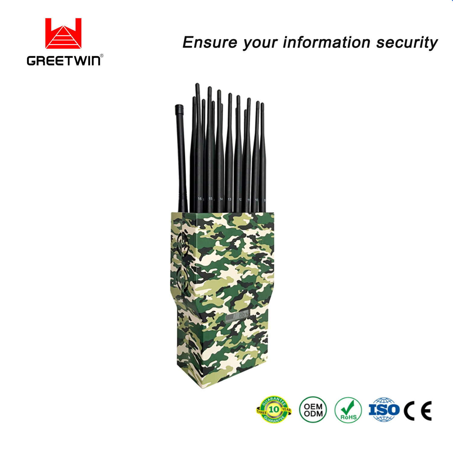 LTE UMTS ကားအချက်ပြ Jammer 433MHz 315MHz 173MHz Lojack 16w 10-30m