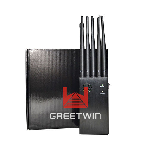 Full Bands ဆဲလ်ဖုန်း Signal Blocker Device 2G 3G 4G / WiFi / GPS / Lojack 10 Antennas