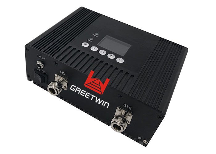 LCD Screen Dual Band Cell Phone Repeater 23dBm 900MHz 1800MHz ALC Control ဖြင့်