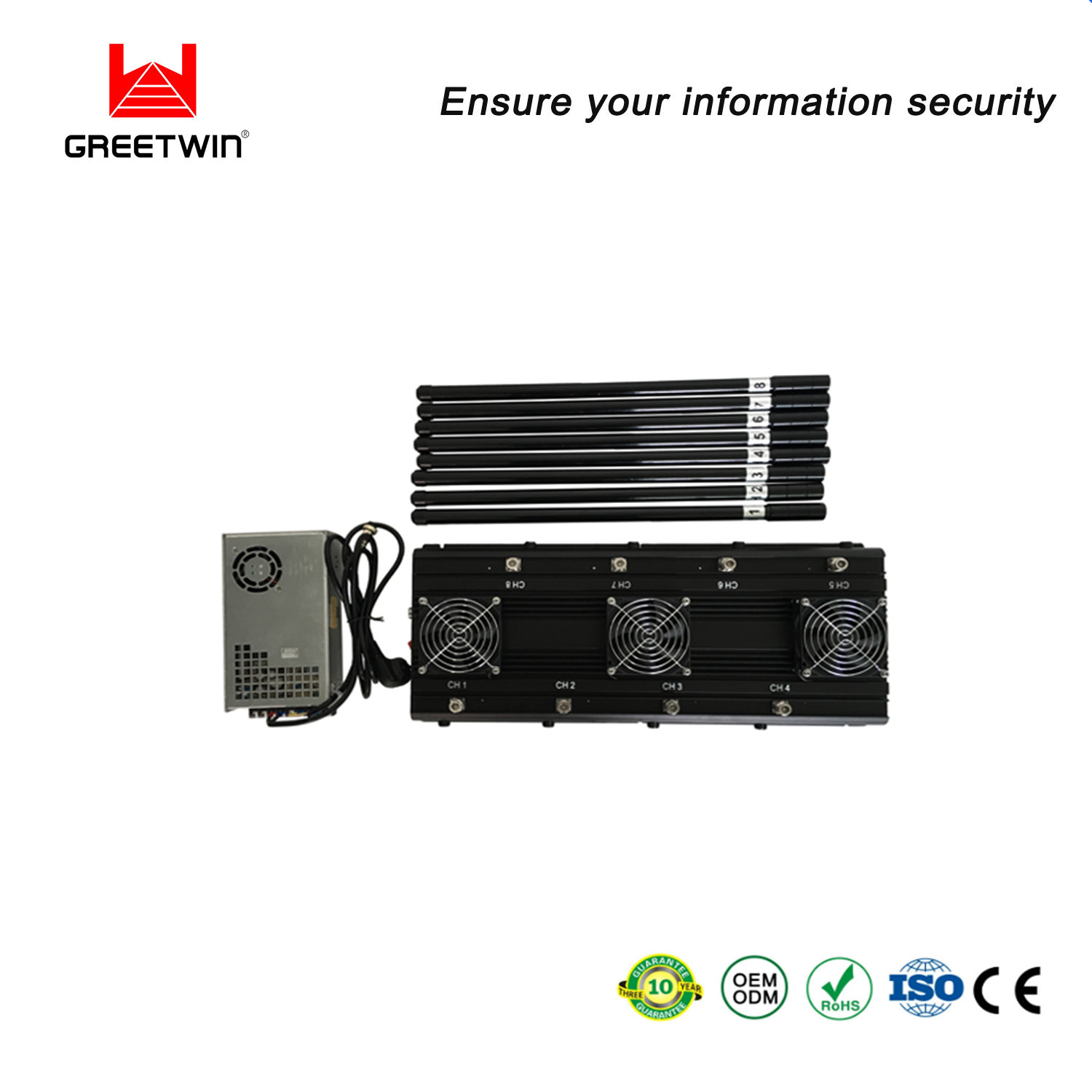 GSM 2g 3G မိုဘိုင်းလ်ဖုန်းကွန်ရက် RC Blocker 10 Antennas ကားများအတွက်