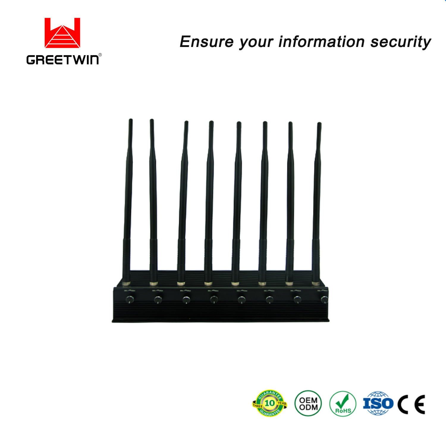 2.5dBi 8 Antennas Desktop Signal Jammer GSM 2g 3G 4G 5g အိတ်ဆောင်