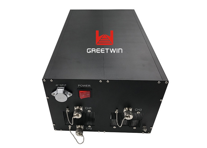 အဝေးထိန်းဗုံးအတွက် Wakie Talkie 300W VHF Jammer / UHF Signal Jamming ကိရိယာ