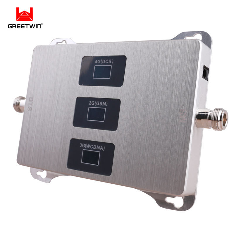 Tri Band 2100MHz Gsm Signal Booster IP40 N Female Connector