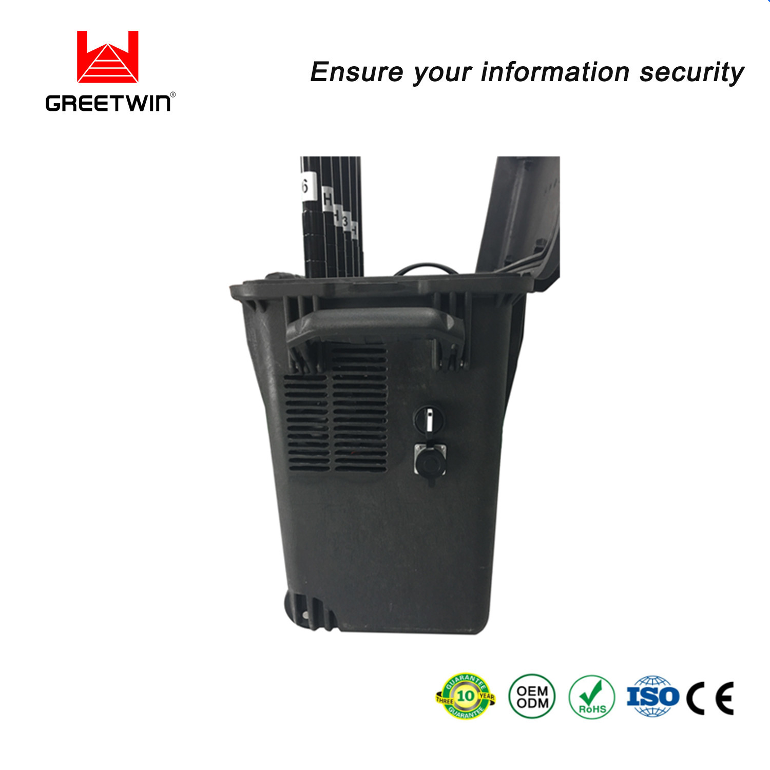 5dBi Antennas WIFI LOJACK မိုဘိုင်းလ်ဖုန်း Jammer 175W Desktop WiFi Jammer