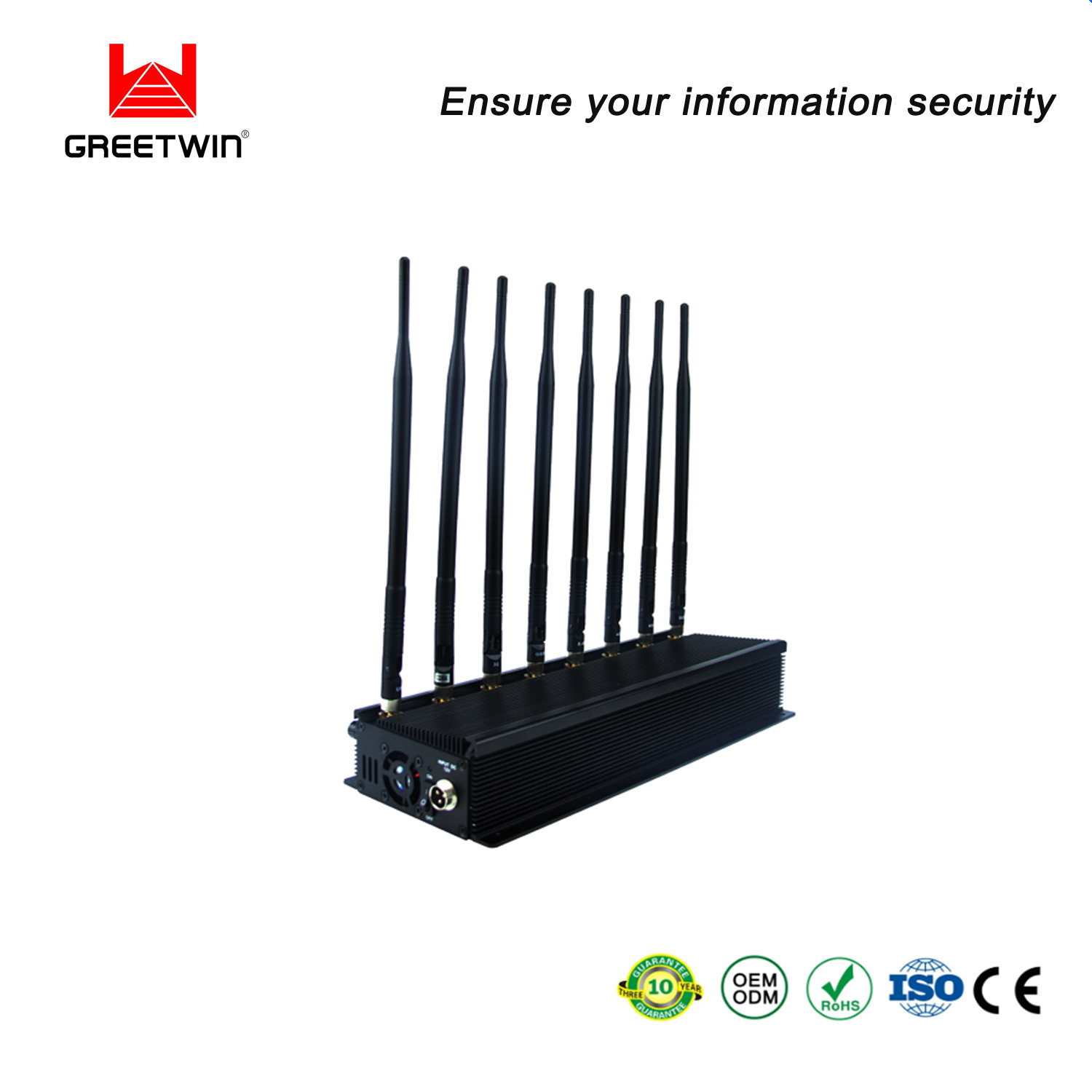 2.5dBi 8 Antennas Desktop Signal Jammer GSM 2g 3G 4G 5g အိတ်ဆောင်