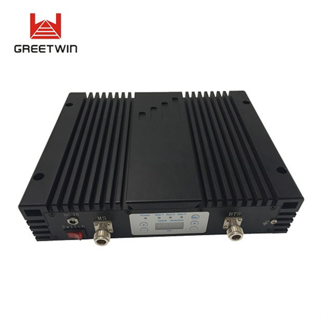 ဟိုတယ်အတွက် အနှောက်အယှက်မရှိ GSM DCS 3G 3 Band Mobile Signal Repeater