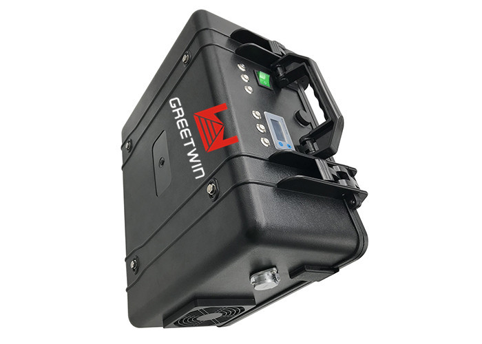 3G 4G WiFi မြင့်မားသောပါဝါလက်ဆွဲအိတ် Jammer 60W 6 Band RF ရေဒီယိုကြိမ်နှုန်းပိတ်ဆို့ခြင်း