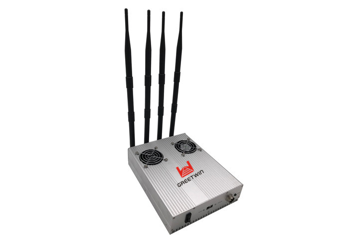 WIFI ဆဲလ်ဖုန်း Signal Jammer၊ 4 Antennas ရှိသော Mobile Rf Frequency Jammer